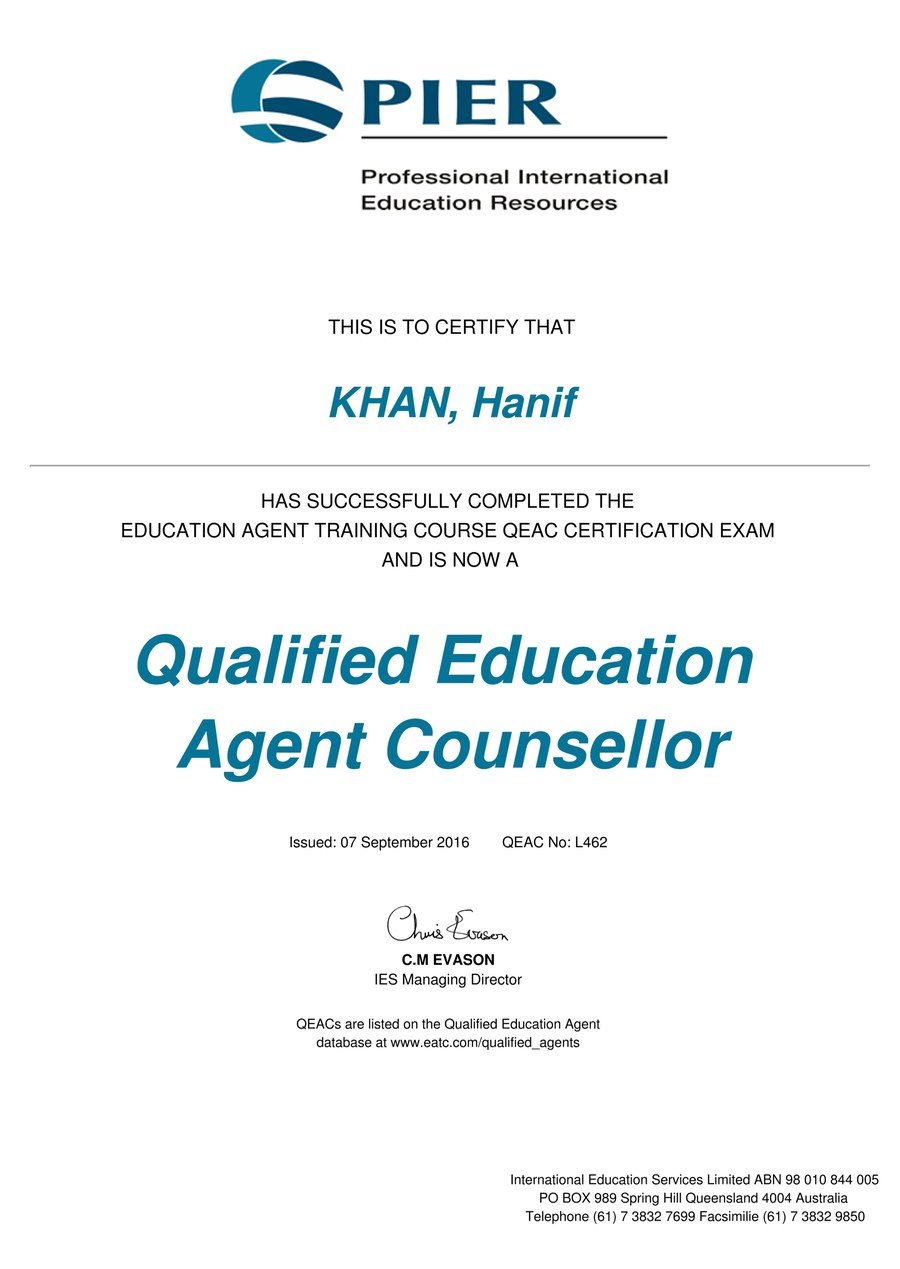 ASIC Australia Business Registration HS Global Consultants