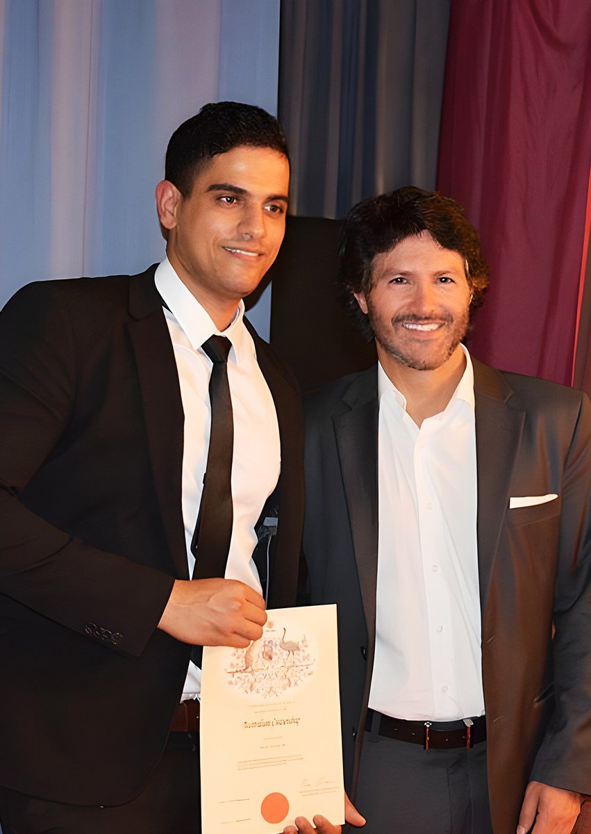 Hanif Khan Australian citizenship ceremony official