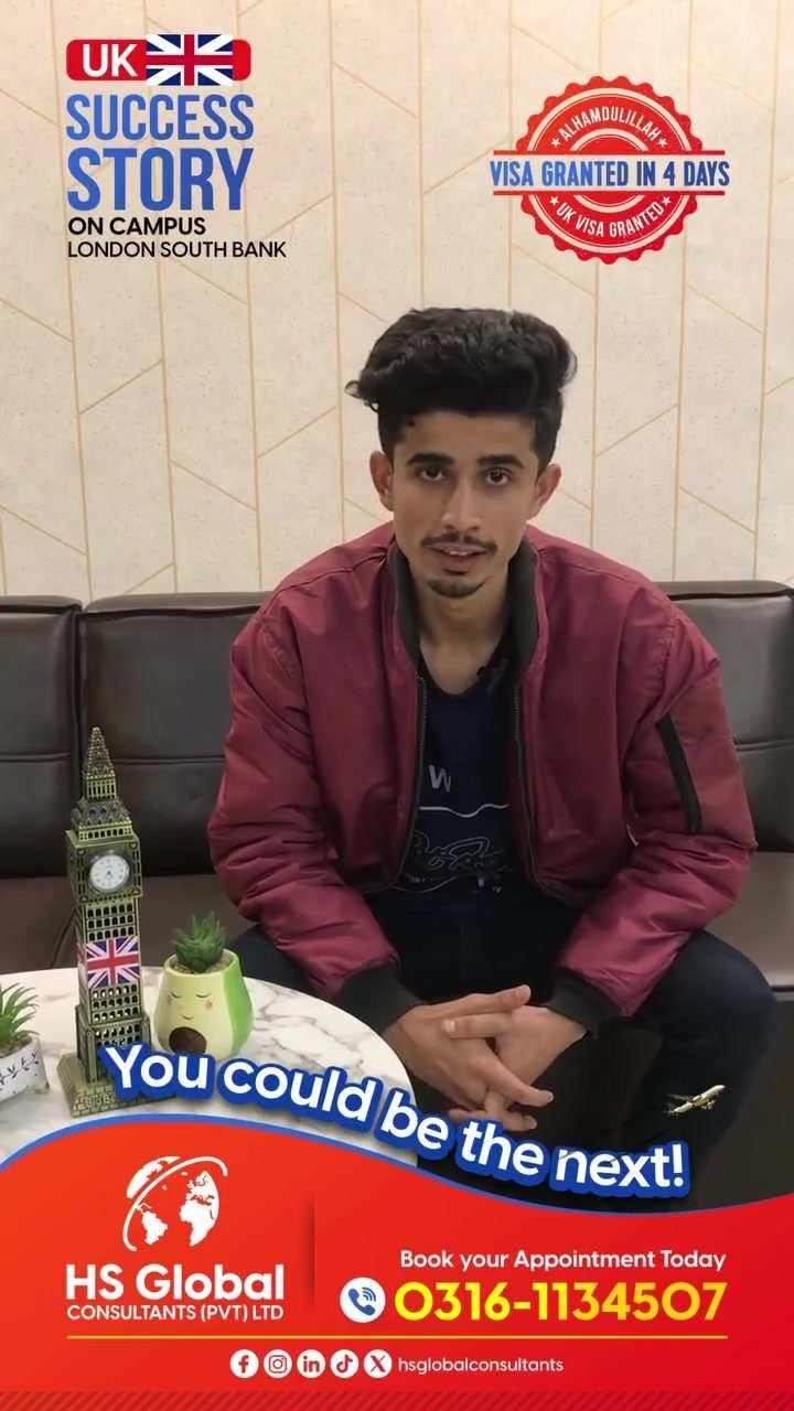 Asad Bashir — HS Global Consultants student review